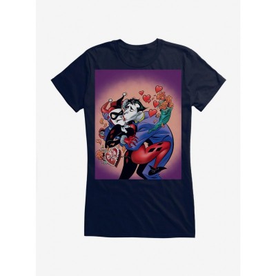 DC Comics Batman and Harley Quinn Joker Valentine's Day Tee for Girls
