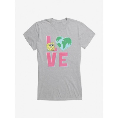 SpongeBob SquarePants Earth Day Adorable Eye Print T-Shirt for Girls