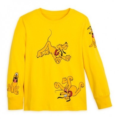 Pluto's Cutest Poses Long Sleeve T-Shirt for Boys