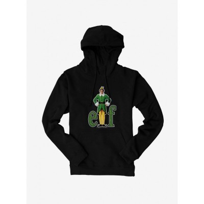 Elf Comfortable Classic Logo White Hoodie for Men
