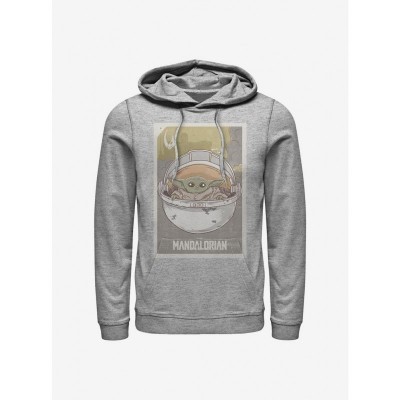 The Mandalorian Child Gray Hoodie for Men