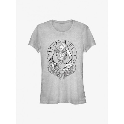 Marvel Moon Knight Scarab Tee for Girls - Grey