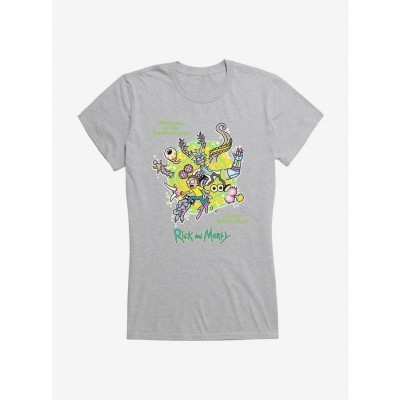 Rick And Morty Darkest Year Junior Girls T-Shirt