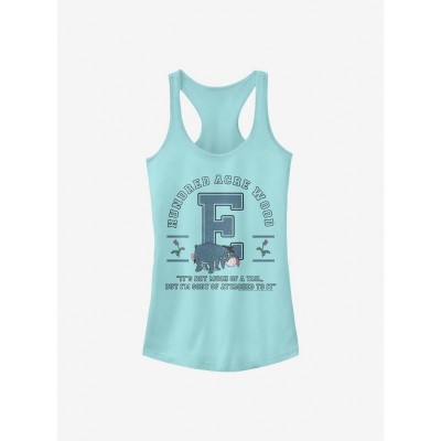 Disney Winnie The Pooh Eeyore Junior Girls Cotton Tank Top - Blue