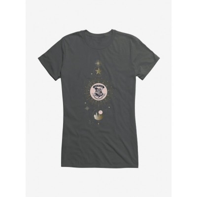 Harry Potter Hogwarts Black Shield T-Shirt for Girls