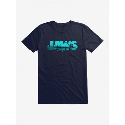 Jaws Script Lightweight Cotton Men's T-Shirt