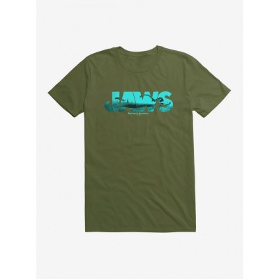 Jaws Script Lightweight Cotton Men's T-Shirt