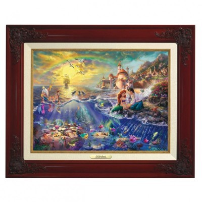 The Little Mermaid Classic Canvas by Thomas Kinkade Studios