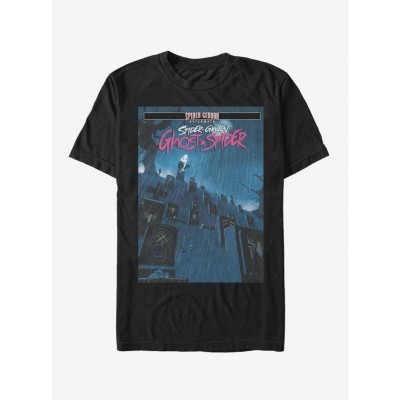 Marvel's Spider-Gwen Graphic Tee - Men's Black Cotton T-Shirt