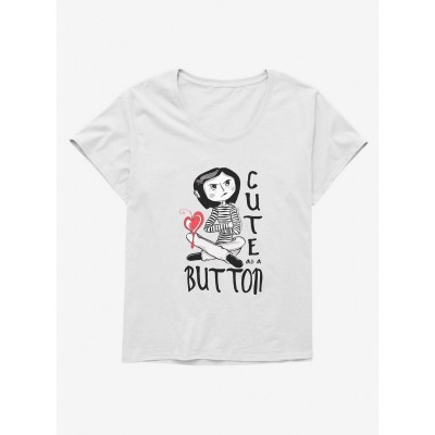 Coraline Cute Graphic Tee for Girls Plus Size