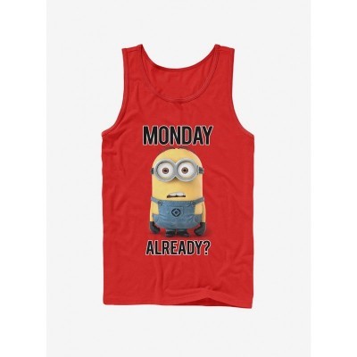 Minion Monday Red Tank Top - Despicable Me T-Shirt