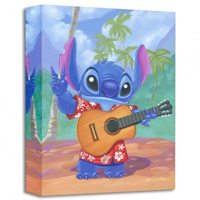 Stitch 'Warm Aloha' Limited Edition Giclée Canvas Art by Manuel Hernandez