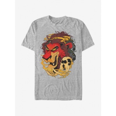 Disney Scarify T-Shirt for Men - Grey Lightweight Comfort