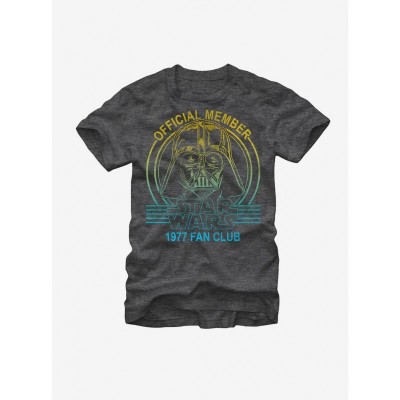 Star Wars Unisex T-Shirt - Official Fan Club Member - Black