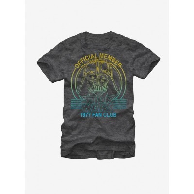 Star Wars Unisex T-Shirt - Official Fan Club Member - Black