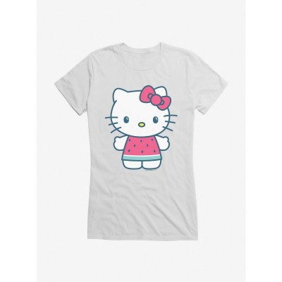 Hello Kitty Watermelon Vacation Outfit Junior T-Shirt for Girls