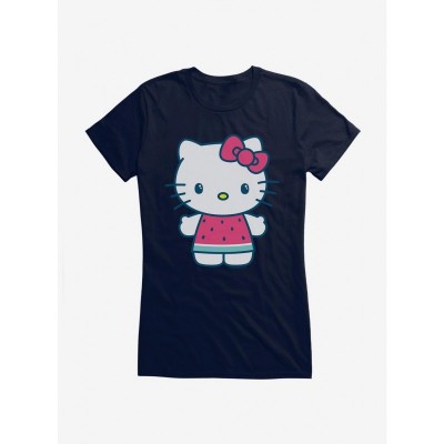 Hello Kitty Watermelon Vacation Outfit Junior T-Shirt for Girls