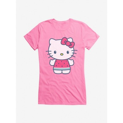 Hello Kitty Watermelon Vacation Outfit Junior T-Shirt for Girls