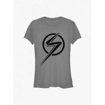 Marvel Ms. Marvel Iconic Tee for Girls - Grey