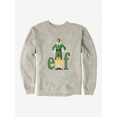 Elf Classic Logo White Unisex Sweatshirt