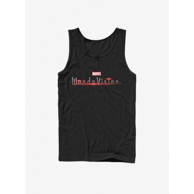 Marvel WandaVision Unisex Cotton Tank Top - Black