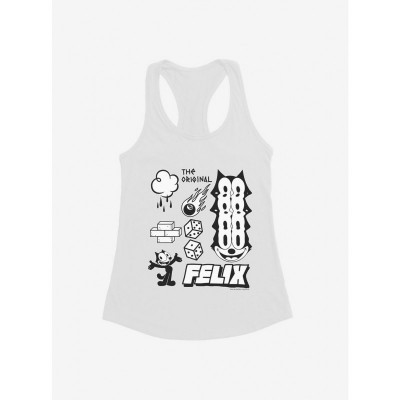 Felix The Cat Girls Lightweight Tank Top