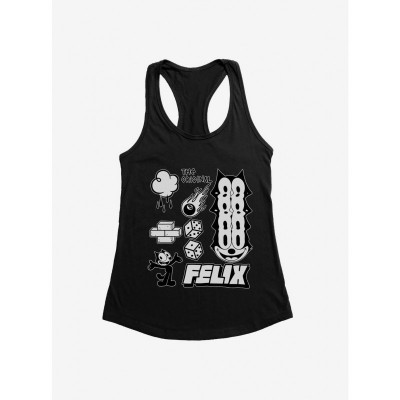 Felix The Cat Girls Lightweight Tank Top