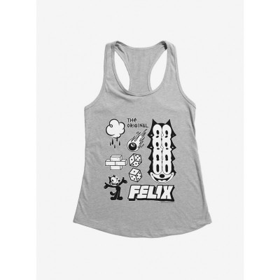 Felix The Cat Girls Lightweight Tank Top
