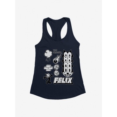 Felix The Cat Girls Lightweight Tank Top