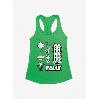 Felix The Cat Girls Lightweight Tank Top