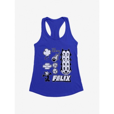 Felix The Cat Girls Lightweight Tank Top