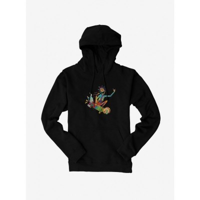 Rick and Morty Skating Rick & Hoodie for Men