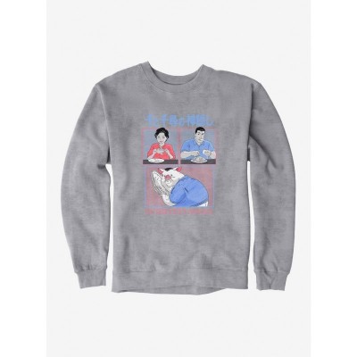 Studio Ghibli Spirited Away Banquet Scene Chicken Dishes Men's Sweatshirt