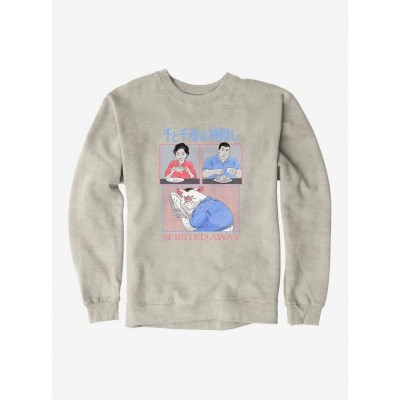 Studio Ghibli Spirited Away Banquet Scene Chicken Dishes Men's Sweatshirt