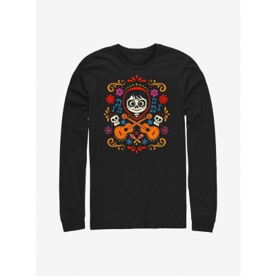 Disney Pixar Coco Miguel Cotton Long Sleeve Shirt - Men's Black