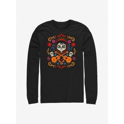 Disney Pixar Coco Miguel Cotton Long Sleeve Shirt - Men's Black