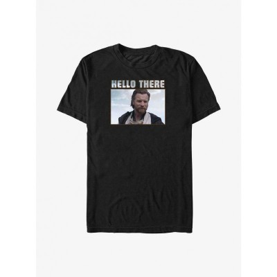 Obi-Wan Kenobi Big & Tall T-Shirt - Black Men's Unisex Edition