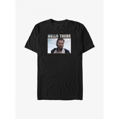Obi-Wan Kenobi Big & Tall T-Shirt - Black Men's Unisex Edition