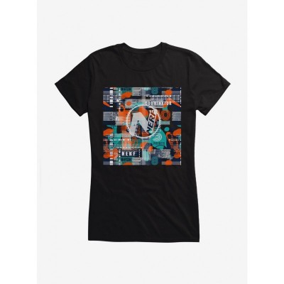 Nerf Points Lightweight Cotton Girls T-Shirt