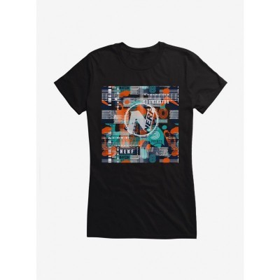 Nerf Points Lightweight Cotton Girls T-Shirt