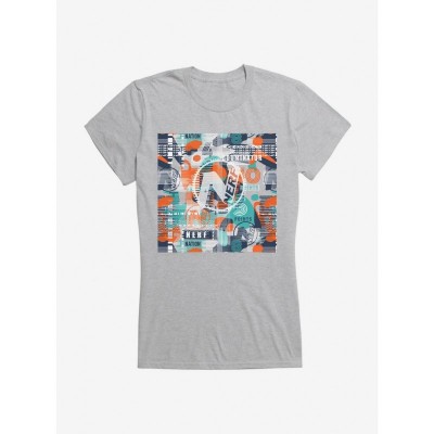 Nerf Points Lightweight Cotton Girls T-Shirt