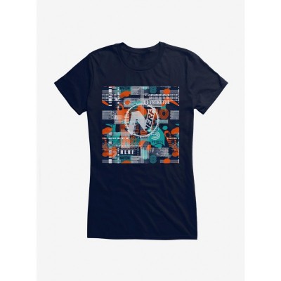 Nerf Points Lightweight Cotton Girls T-Shirt