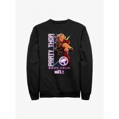 Marvel Party-Themed Black Thor Hoodie for Men
