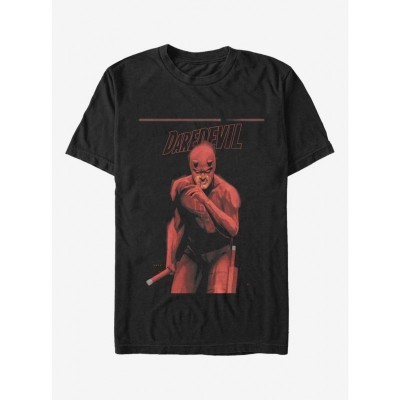 Marvel Red Daredevil T-Shirt for Men - Lightweight Cotton