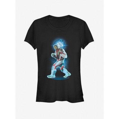 Marvel Avengers: Endgame Hulk Space Suit Girls T-Shirt - Black