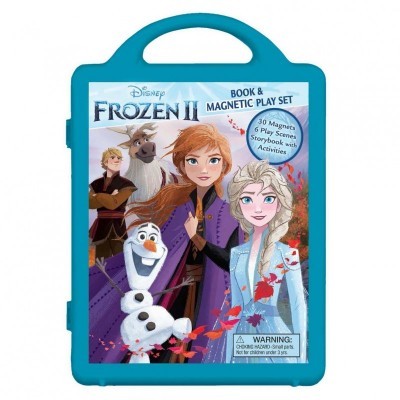Frozen 2 Storybook and Magnetic Play Set with 30 Magnets