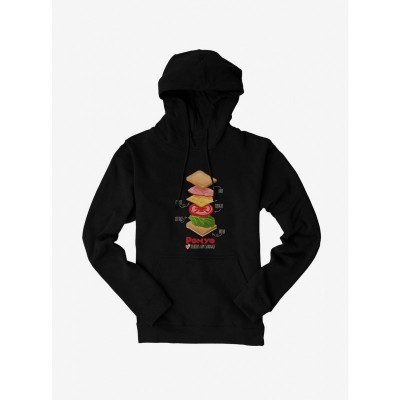 Studio Ghibli Magical Menu Ponyo Ham Sandwich Unisex Pullover Hoodie