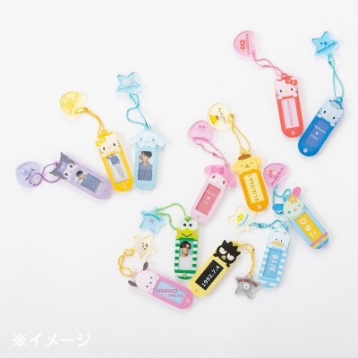 Cinnamoroll Customizable Charm - Slide Front Acrylic Bag Ornament for Sanrio Fans