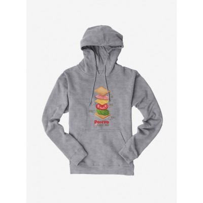 Studio Ghibli Magical Menu Ponyo Ham Sandwich Unisex Pullover Hoodie