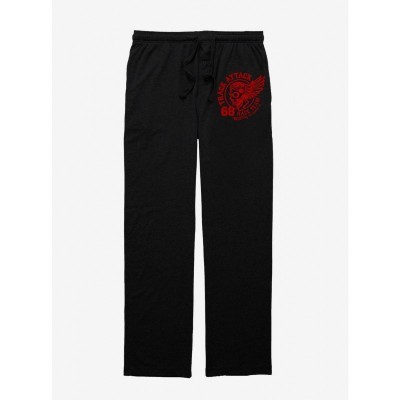 Hot Wheels Logo Men's Unisex Pajama Pants - Black